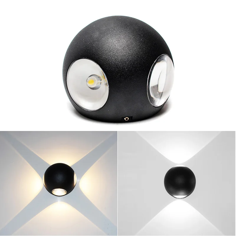 

LED Wall Lamp Light 6W Aluminum High Power For Patio Outdoor Bedroom Garden Living Room --M25