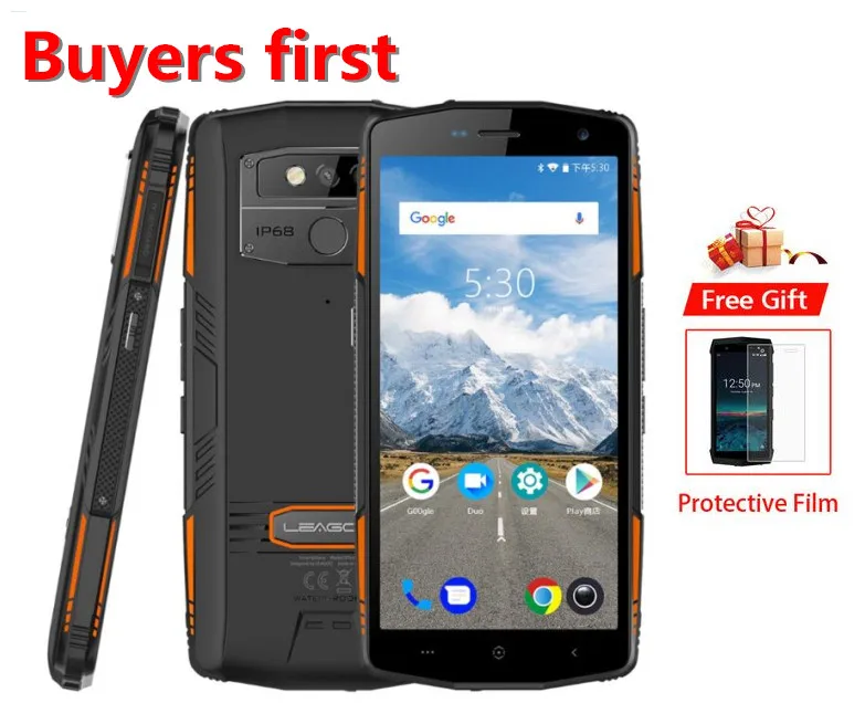 Смартфон LEAGOO XRover с глобальной версией IP68 водонепроницаемый NFC Android 8 1 5 72 дюймов ips
