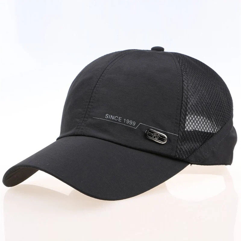 Cool Men's Breathable Mesh Baseball Cap Hat Glacier Cap Men Quick Dry ...