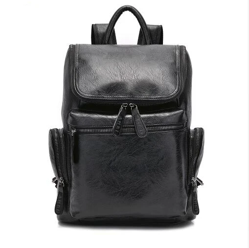 

SOFIE Men Backpacks for Bags PU Leather Men's Shoulder Bags Fashion Male Business Casual Boy School Boys Vintage Backpack Men