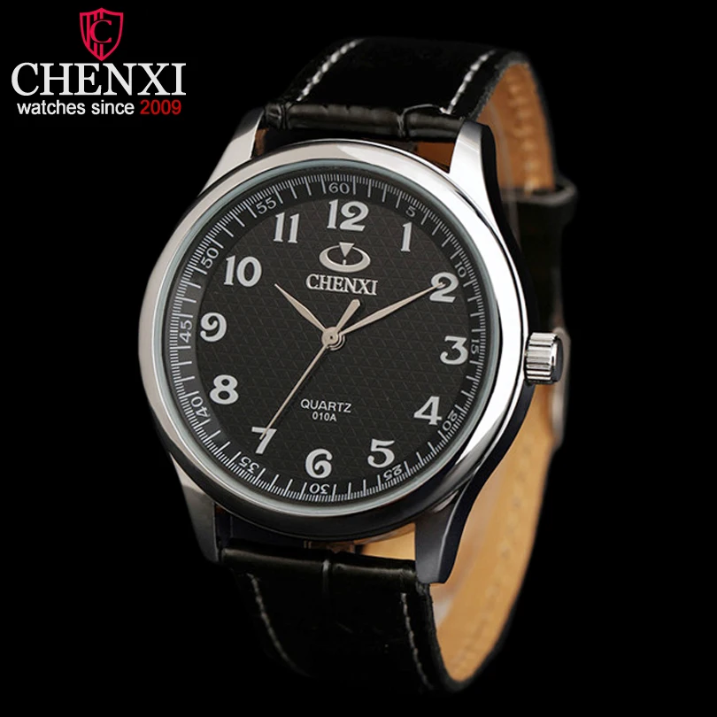 CHENXI Brand font b Top b font font b Luxury b font Leather Strap Man Watches