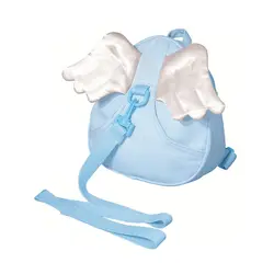 Ремни безопасности для малышей Детский рюкзак Поводки-Ангел-синий