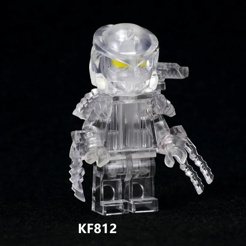 

KF812 Single Sale Super Heroes Movies Character The God Of War King Kong Alen Drxe Hatsune DIY Buding Blocks For Kids Toys Gift