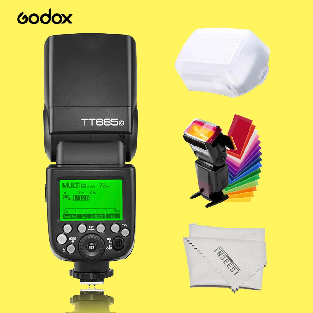   Godox TT685/C TT685C  TTL Speedlite    Canon Flash Light 1100D 1000D 7D 60D 50D 600D 500D