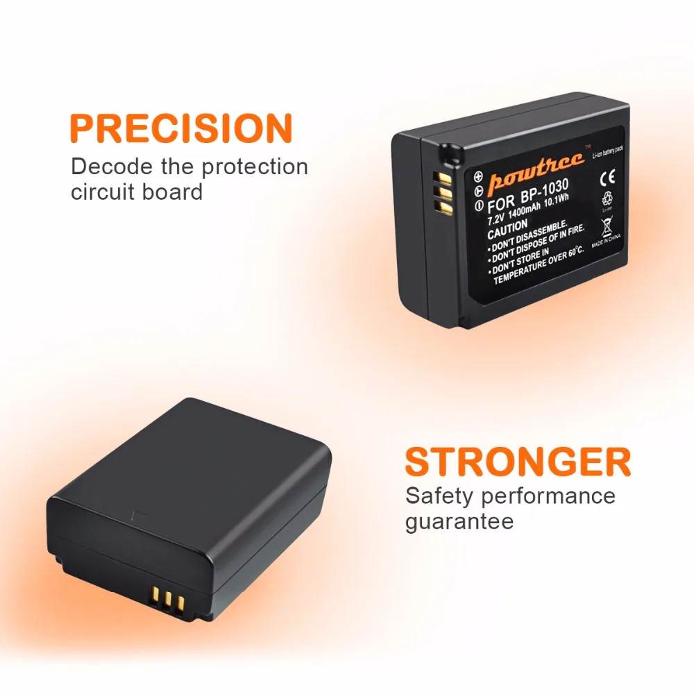2 упаковки BP1030 литий-ионная батарея 7,4 V 1030mAh+ зарядное устройство+ Автомобильное зарядное устройство для SAMSUNG NX200 NX210 NX1000