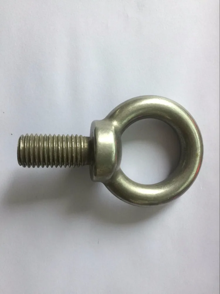 

1pcs M20 Eye Bolt Stainless Steel Marine Lifting Eye Bolt Ring Screw Loop Hole for Cable Rope Lifting