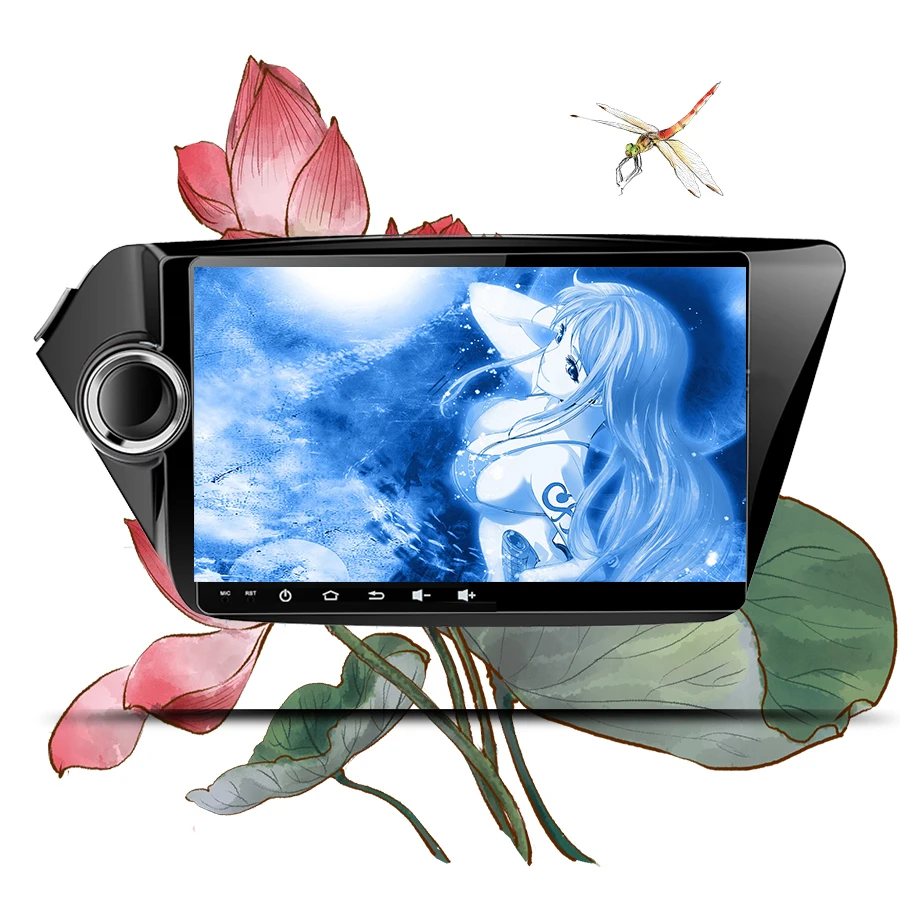 Perfect Android 9.1 Car dvd video music Player built-in gps navi 3/4G wifi tape recorder map For Kia k2 RIO 2010 2011 2012 2013 2014 15 5