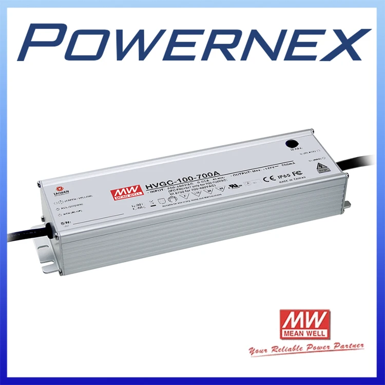 [PowerNex] MEAN WELL original HVGC-100-700A 15 ~ 142V 700mA meanwell HVGC-100 99.4W Single Output LED Driver Power Supply A Type