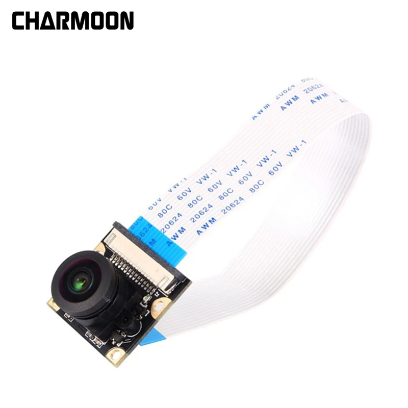 

5MP 1080P 720P For Raspberry Pi Camera Wide Angle Fisheye Night Vision Video Camera Compatible Raspberry Pi 3 Model B+ Plus 3/2