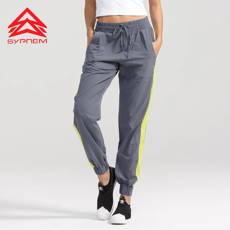 Syprem Yoga Sports Pants 2017 New Running Gym Hiking Ninth Trousers