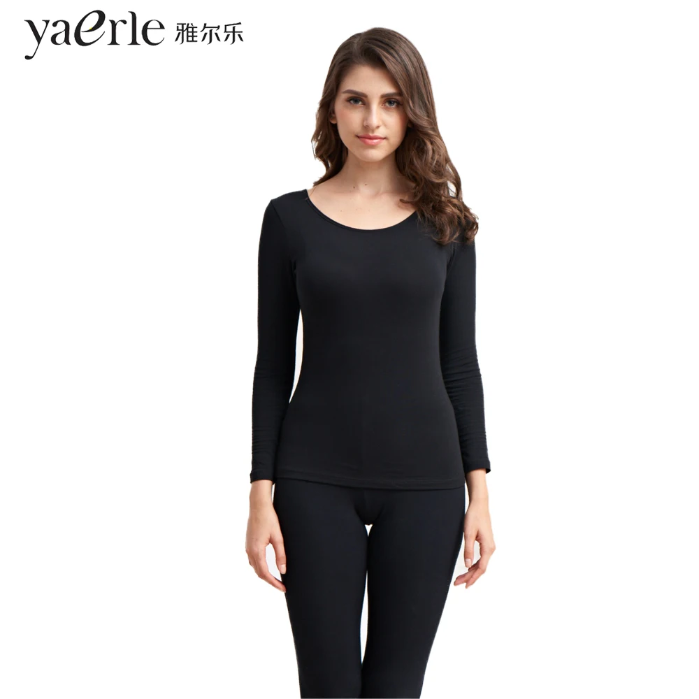 Women Long Johns Cotton Winter Female A Set Of Thermal Underwear Suit