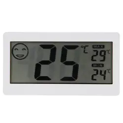 3,3 "ЖК-дисплей мини-цифровой термометр-гигрометр температуры и влажности метр Белый