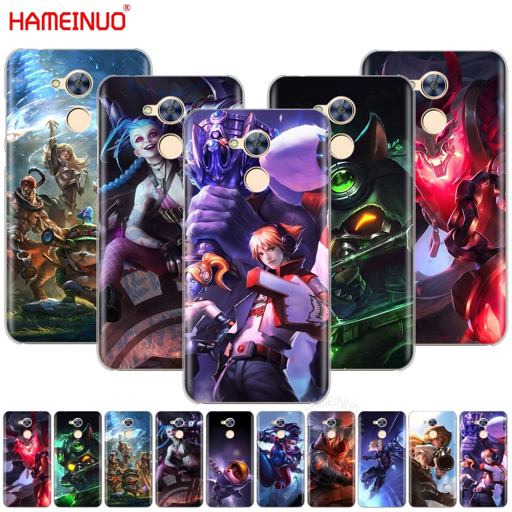 

HAMEINUO League of Legends Teemo Ezreal Cover phone Case for Huawei Honor V10 4A 5A 6A 6C 6X 7X 8 9 NOVA 2 2S PLUS LITE