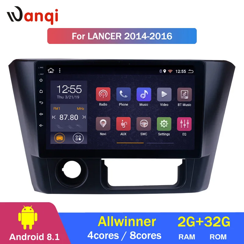 

2G RAM 32G ROM Android 8.1 auto Stereo 9 inch HD for 2014-2016 Mitsubishi Lancer Radio GPS Navigation