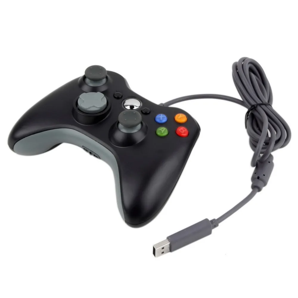 Gamepad USB Wired Joypad Controller For Microsoft for Xbox Slim 360 for PC for Windows7 Joystick Game Controller 1pcs for ps2 to for ps3 pc usb gamepad controller converter cord