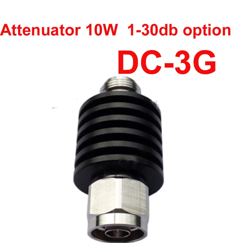 use 10W RF attenuator N male to N female DC 3G 3 30DB