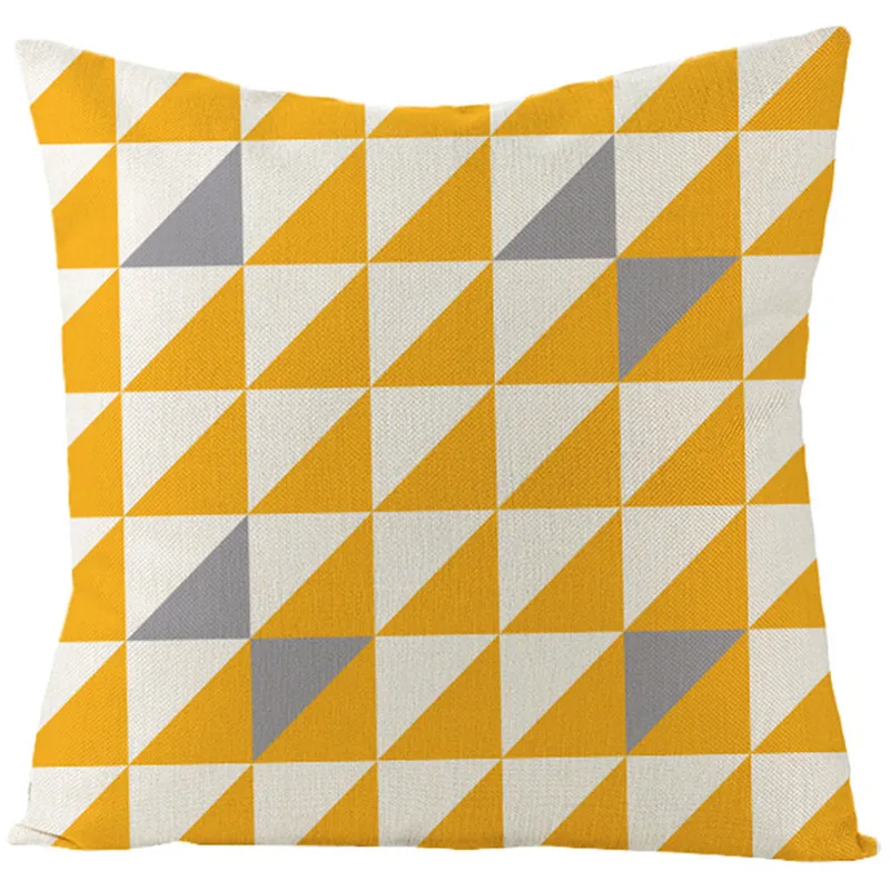 Fuwatacchi чехол для подушки с геометрическим узором, буквами и бриллиантами, волнистая полосатая желтая синяя наволочка для подушки, европейские наволочки