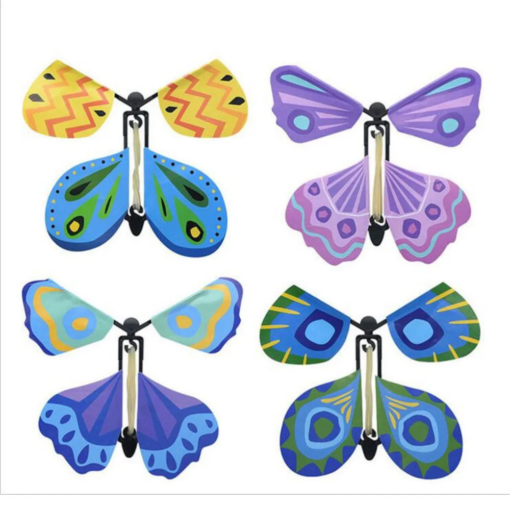 

Subcluster 5 Pcs/Set Magic Flying Butterfly Easy To Do Magic Tricks Props Toys For Children Gift