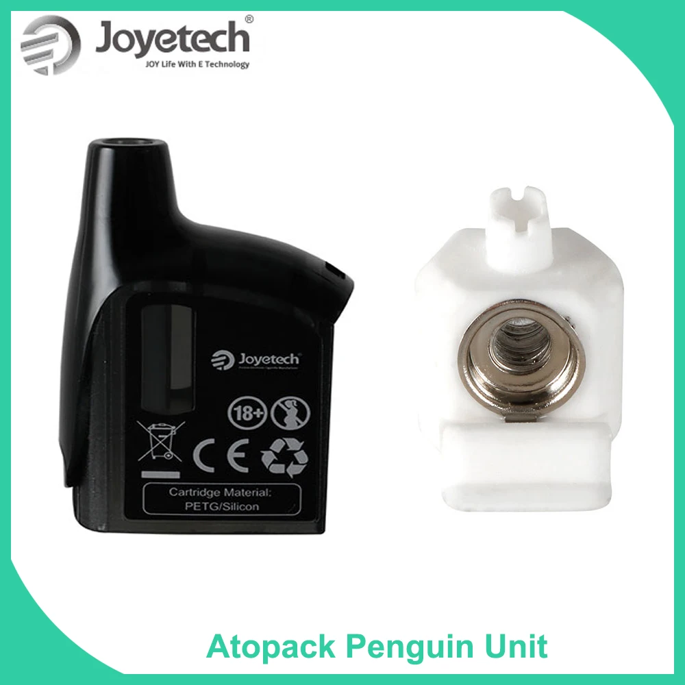 100% Original Joyetech Atopack Penguin Unit 2ml/8.8ml MTL 0.25ohm JVIC/DL JVIC Coil Head 0.6ohm for Joyetech Atopack Penguin Kit