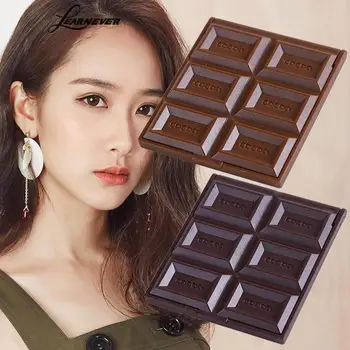 

1 Pcs New Foldable Lovely Mini Makeup Mirror Chocolate Cookie Shaped Square Pocket Mirror Glass For Women Girl MGZ1425