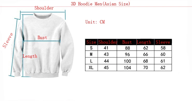 S-XL, Hoodies