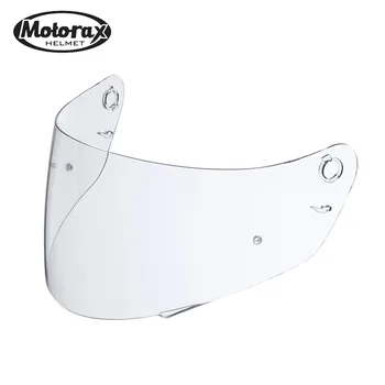 

MOTORAX Sun Visor Easy Replacement Face Shield Glass Lens Clear Tinted Gold Smoke Anti-fog Paster for Motorax Full Face Helmets