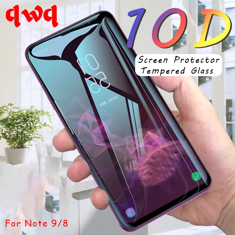 

Tempered Glass Film For Samsung Galaxy Note 8 9 S9 S8 Plus S7 Edge 10D Full Cover Screen Protector For Galaxy A7 A6 A8 Plus 2018