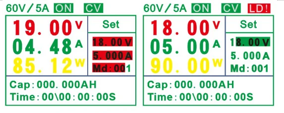 6005S USB Связь постоянного DC-DC Напряжение текущий понижающий Питание понижающий Напряжение преобразователя вольтметр с алюминиевой крышкой, 50В 5A 12 V