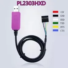5 шт. PL2303 г 6Pin USB TTL RS232 преобразования безобрывный кабель PL2303HXD Совместимость