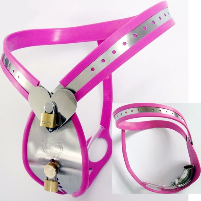 Linked Waist Belt Design Size Adjustable Chastity Belt for Men and Women 