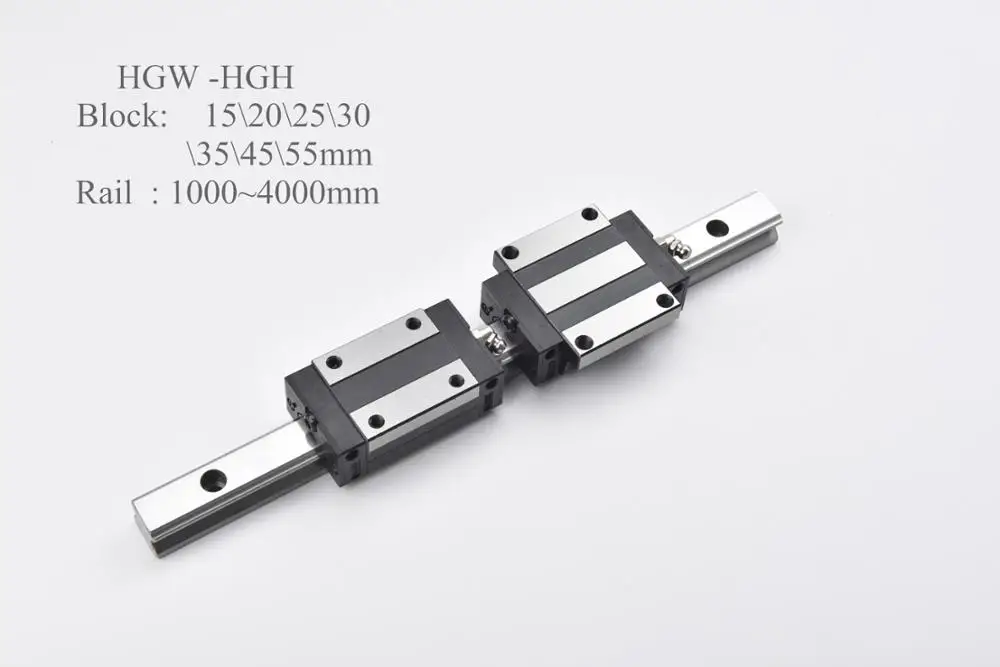 Заводская смазка HGW20CA HGH20 серии с ЧПУ линейная направляющая 120 мм ~ 900 высокая