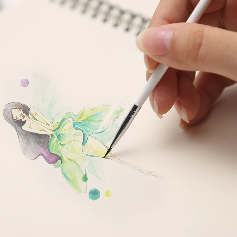 

High Quality Engraving Nail Art Brush Nail Art Painting Brush 3D Pen White Small size Liner Brush