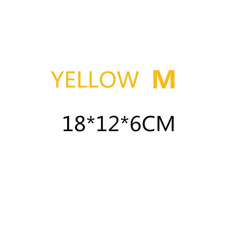 Прозрачные водонепроницаемые сумки для плавания Спортивная Дорожная сумка для хранения для купания молния Прозрачная ПВХ органайзер карман для телефона - Цвет: Yellow M