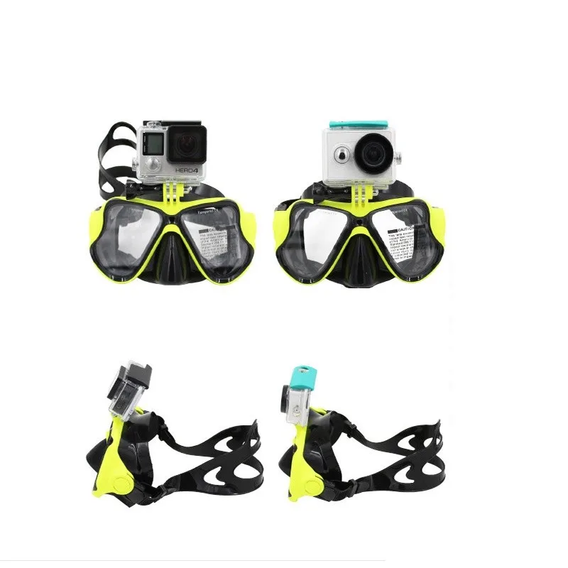 Маска для дайвинга маска ныряния с аквалангом плавательная очки GoPro Hero 7 6 5 Xiaomi Yi 4K