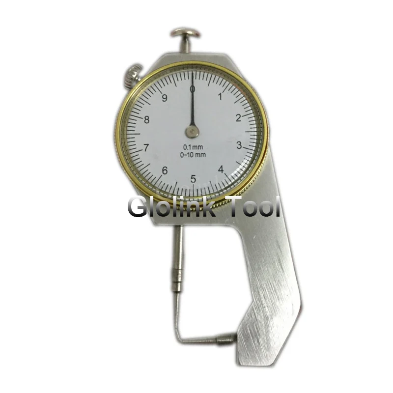 0-20mm Dial Thickness Gauge Curved Tip 0-10mm/0.1mm For Hollow Pipe Or Circular Tube Caliper Gauge Measuring Tools