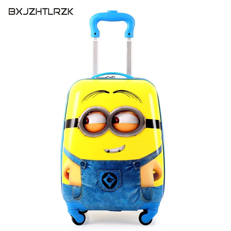 

BXJZHT;RZK 2018 cartoon child travel bags trolley suitcase for kids luggage suitcase Rolling case travel bag with wheels