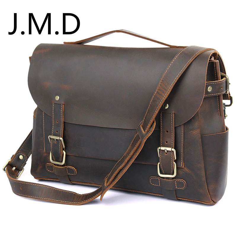 J.M.D новинка 2019 мужская сумка на одно плечо настоящая корова мессенджер для
