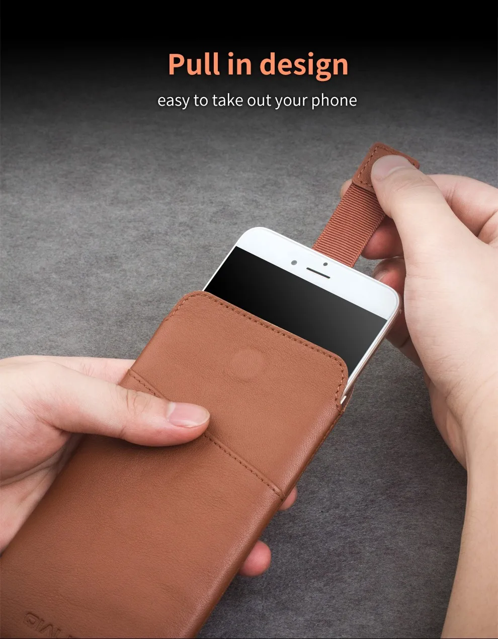 QIALINO new arrival For iphone 6 6s 4.7 Case new case Pouch for iphone 6 plus 6s plus 5.5" Leather with Card Slot Luxury Case lifeproof case iphone 8