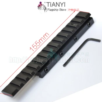 

hunting Dovetail extend Weaver Picatinny Rail Adapter 11mm to 20mm/21mm Extensible Tactical Scope bases Flashlight Mount Holder