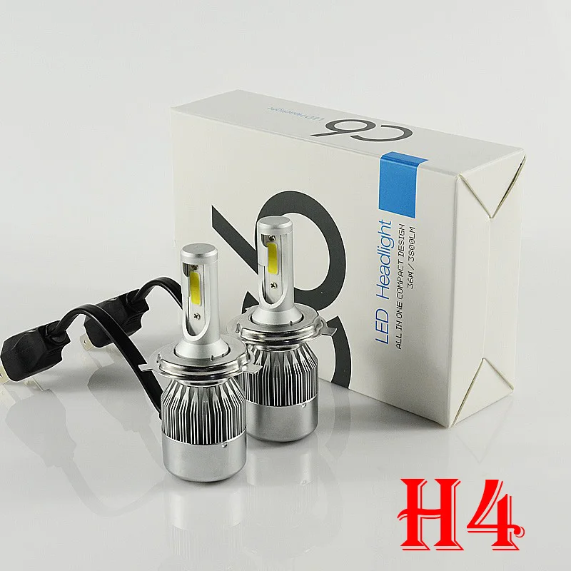 Комплект для автомобильных противотуманных фар H1 H3 H4 H7 H8 H9 H11 9005 9006 72 Вт лм COB| |