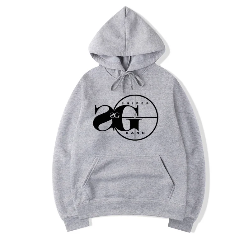 Goede Vsenfo Sniper Gang Hooded Sweatshirt Kodak Black RAP Hip Hop Unisex Hoodie Cool Versie Street Trui Hoodies Mannen Vrouwen