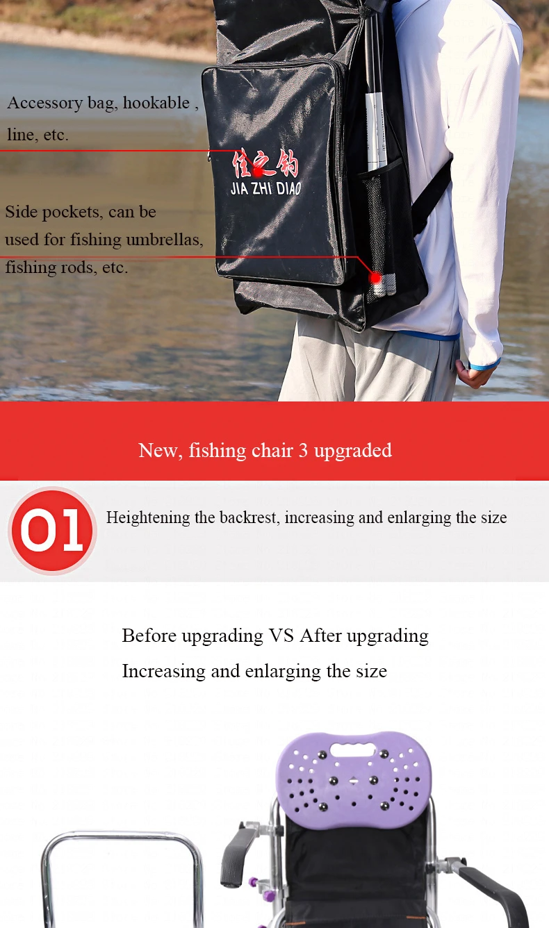 Cadeira de Pesca Pacote ao ar Barra de Apoio Oversized Dobrável Final Livre Disponível Suporte Isca Copo Guarda-chuva Pedal L71 6 pacote ao ar livre disponível suporte barra