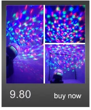 Lumiere RGB LED Музыка огни этапе 110-240 В DMX дискотека DJ световое шоу лампы проектора Кристалл Magic мяч DJ эффект освещения