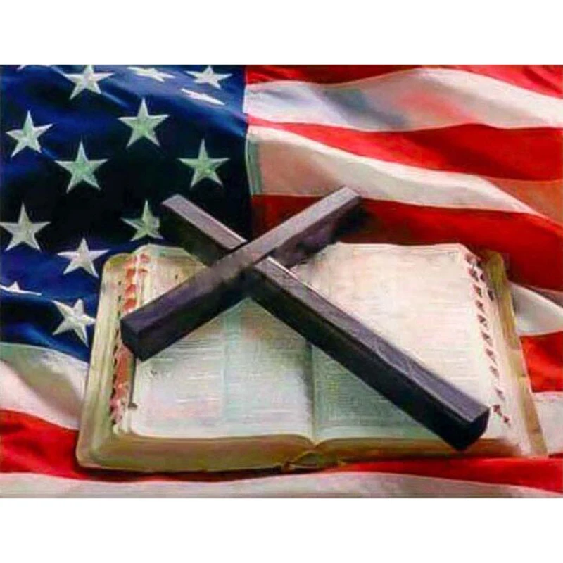 

new Diamond Painting Full Square/Round Drill Patriotic American Bible Usa Flag Daimond Painting Mosaic Cross Stitch Picture a29