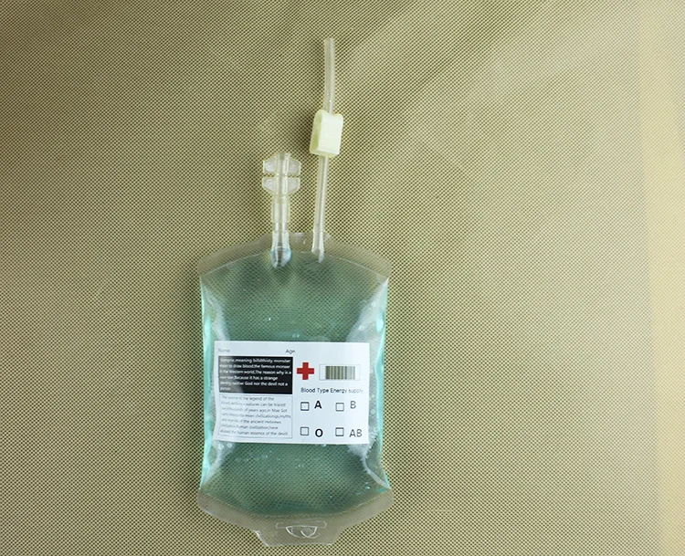 Прозрачная пищевая пленка материал многоразовая энергия крови Напиток сумка для Хэллоуина реквизит вампир dhl FedEx бесплатно