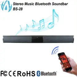 Беспроводной Bluetooth Soundbar Стерео Динамик ТВ домашний кинотеатр TF USB звуковая панель Лучший Bluetooth Динамик Громкий динамик для телефона и ПК