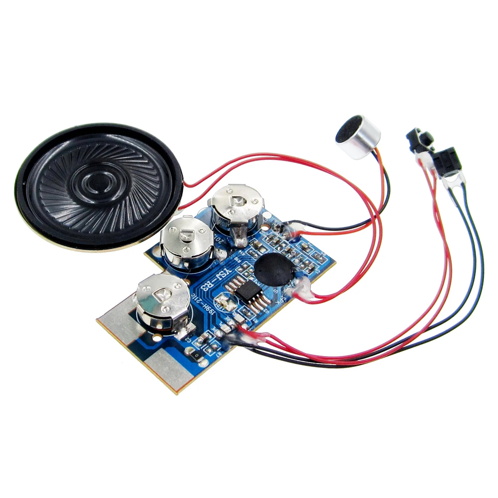 

YSJ-R3 20s 20secs Voice Recorder Chip Sound Recording Module Talking Music Audio Recordable greeting card with battery kit