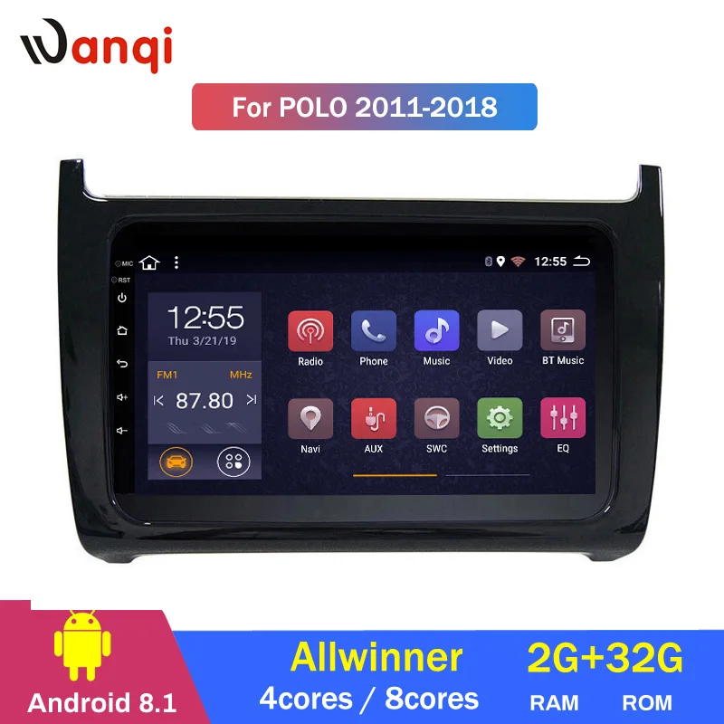 

Car Radio Multimedia Video Player Navigation GPS Android 8.1 For Volkswagen POLO sedan 2008-2018