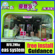 Металлическая охранная сигнализация, розничный магазин и супермаркет система предотвращения потери со звуком и светильник