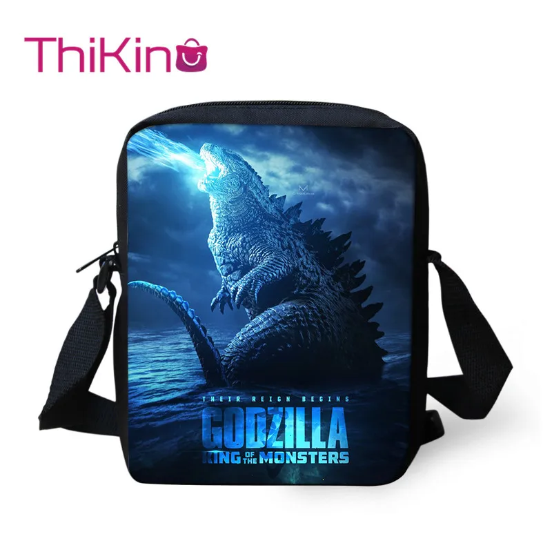 

Thikin Godzilla Final Monstar Shoulder Messenger Bag Crossbody Phone Bag for Boys Phone Bag Shopping Bags Mochila Infantil